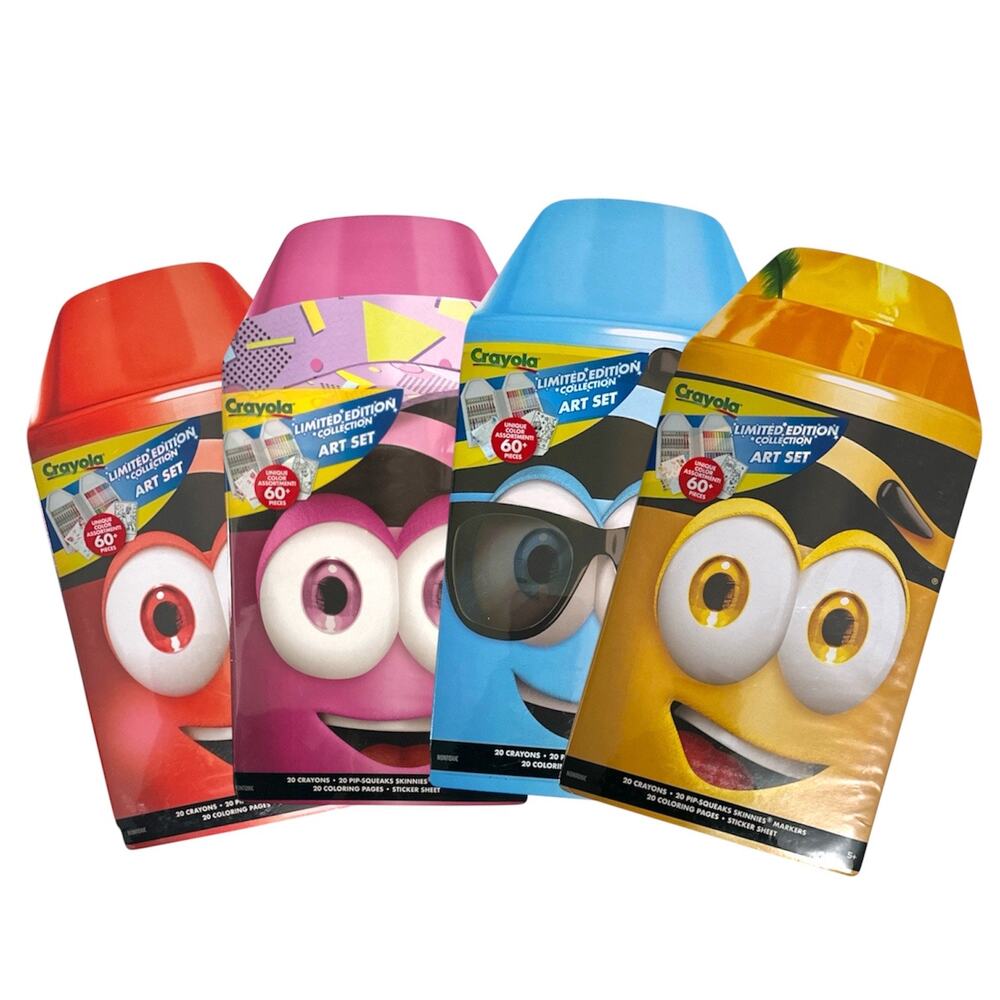 Crayola Limited Edition Collection Art Set Retired Colors SEALED SET OF 4